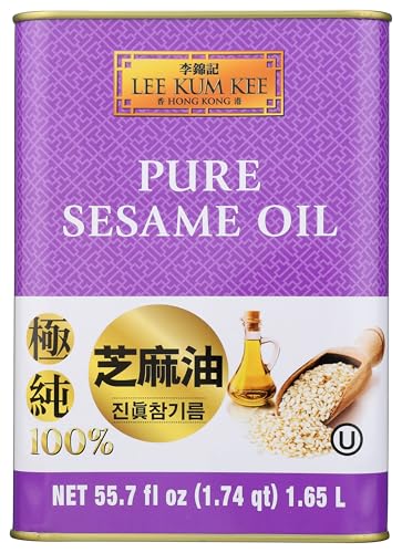 Lee Kum Kee Pure Sesame Oil - 55.7 fl oz (1.65 L) - Pack of 1