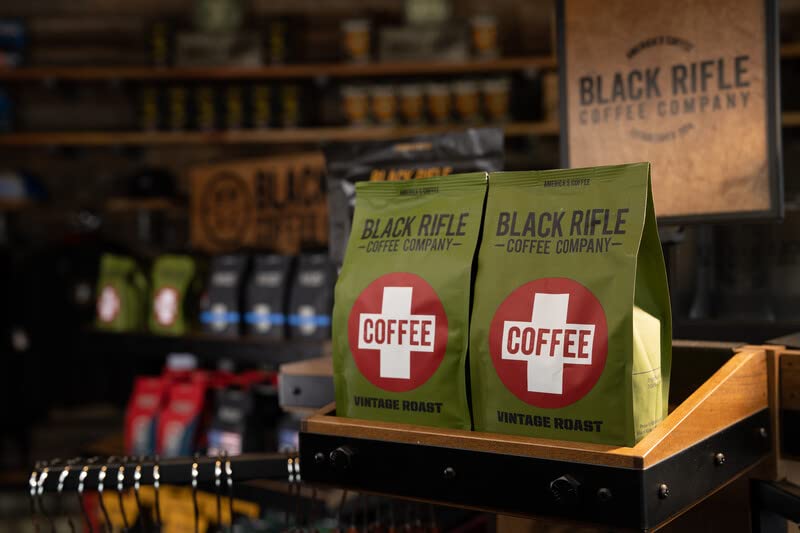 Black   Coffee Medium Roast Ground Coffee, Smooth Flavor with Citrus Notes, 12 Ounce Bag