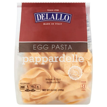 Delallo Pappardelle Egg Pasta, 8.8Oz