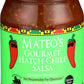 Mateos Gourmet Hatch Chile Salsa, Medium, 16 Oz, Pack of 2