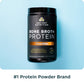 Ancient Nutrition Grass Fed, Cage Free, Bone Broth Protein Powder, 20g Protein, Hydrolyzed Collagen Peptides, Keto & Paleo Frien