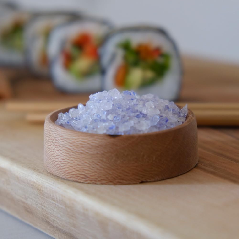 Eupherbia Coarse Blue Salt, Rare Mineral, High Potassium, Lower Sodium, Natural, Unprocessed, 227g (8 Oz)