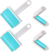 Washable Lint Roller 4 Pack, Reusable Sticky Lint Roller Dog Cat Hair Remover Brush For Clothes, Pet Hairs, Carseats