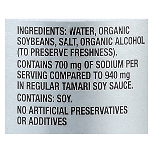 San-J Organic Platinum Tamari Sauce, Wheat Free Reduced Salt, 10-Ounce (Pack Of 6)