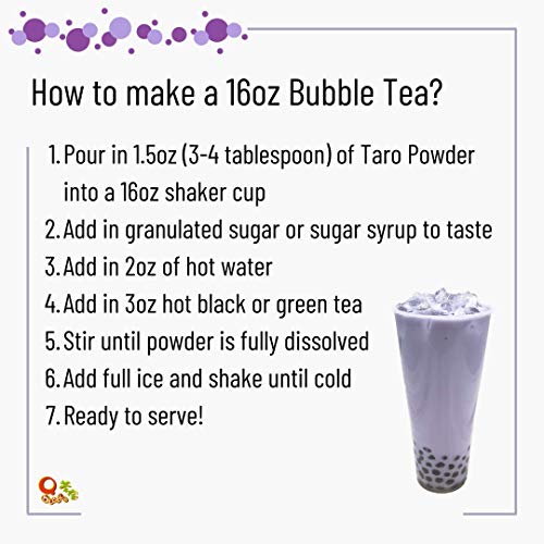 Qbubble Taro Premium Tea Powder, 2.2 Pound