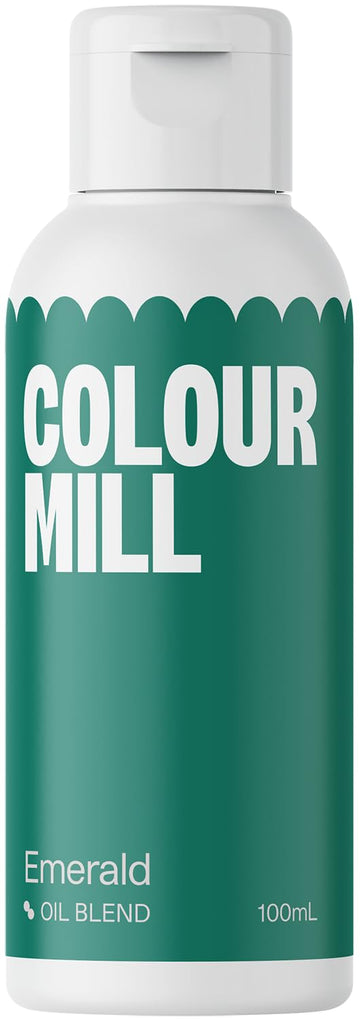 Colour Mill Oil-Based Food Coloring, 100 Milliliters Emerald