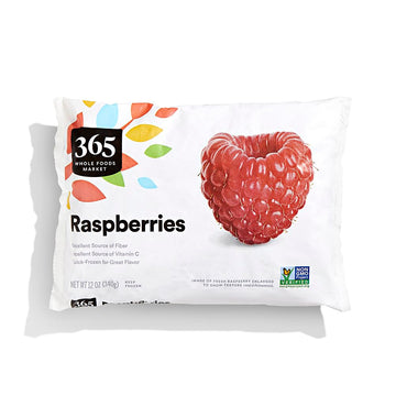 365 Everyday Value, Raspberries, 12 oz, (Frozen)