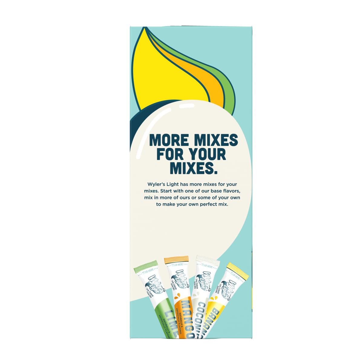 SINGLES TO GO! Wylers Light Drink Mix Variety Pack, 20 Packets per Box, Low Calorie, 2 Pack, Trend Inspired Flavors