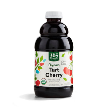 365 by Whole Foods Market, Organic Tart Cherry Juice, No Sugar Added, 32 Fl Oz