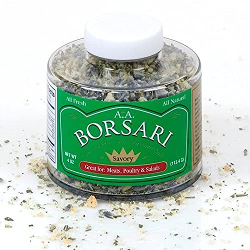 Borsari Seasoned Salt Combo - Multi-Use All Purpose Savory And Original Seasonings - Gourmet Sea Salt Blends With Herbs And Spic