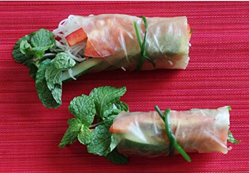 Star Anise Foods - Non Gmo Gluten Free Vietnamese Rice Spring Roll Wrapper - 8 Oz / 50 Wrappers Per Package, Case Box Of 12 Packages (Total 600 Wrappers)