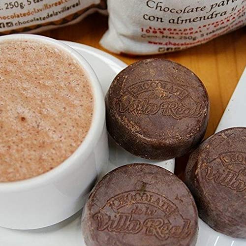 Verve Culture Villa Real Mexican Hot Chocolate Variety Gift Set, 6 Piece (2 Each) Almond, Vanilla, Dark - Authentic Mexican Hot