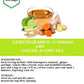 KAHIDJI Lemongrass Tea with Turmeric, Ginger & Lime - 30 Bags, Green
