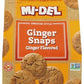Mi-Del cookies ginger Flavored Snaps 10 Ounce (1 Pack)