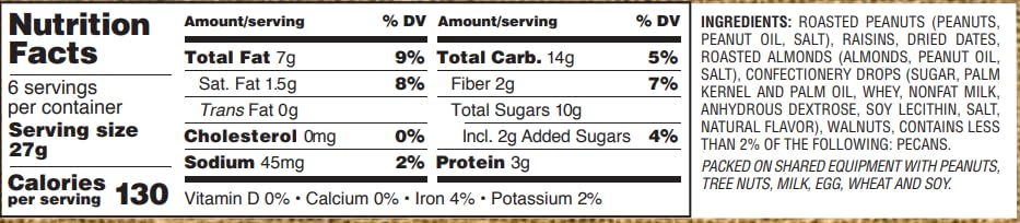Gurley'S Golden Recipe Yogi Trail Mix, Nut & Berry Blend, 6 Oz (Pack Of 8)
