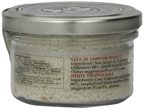 Urbani Truffles, White Truffle Salt Seasoning - Gu  rande black Sea Salt Infused with Real Truffle for Exceptional Flavor Enhanc