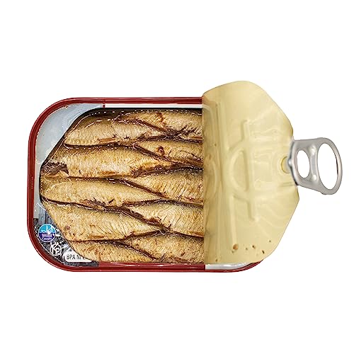 MW Polar Smoked Brisling Sardines in Canola Oil, 3.52 oz Can, Wild Caught, Pack of 1