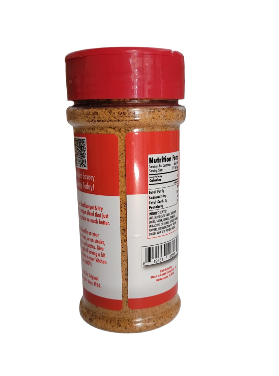 Steak 'N Shake Fry 'N Steakburger Seasoning
