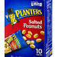 Planters Salted Peanuts - 10 Ct