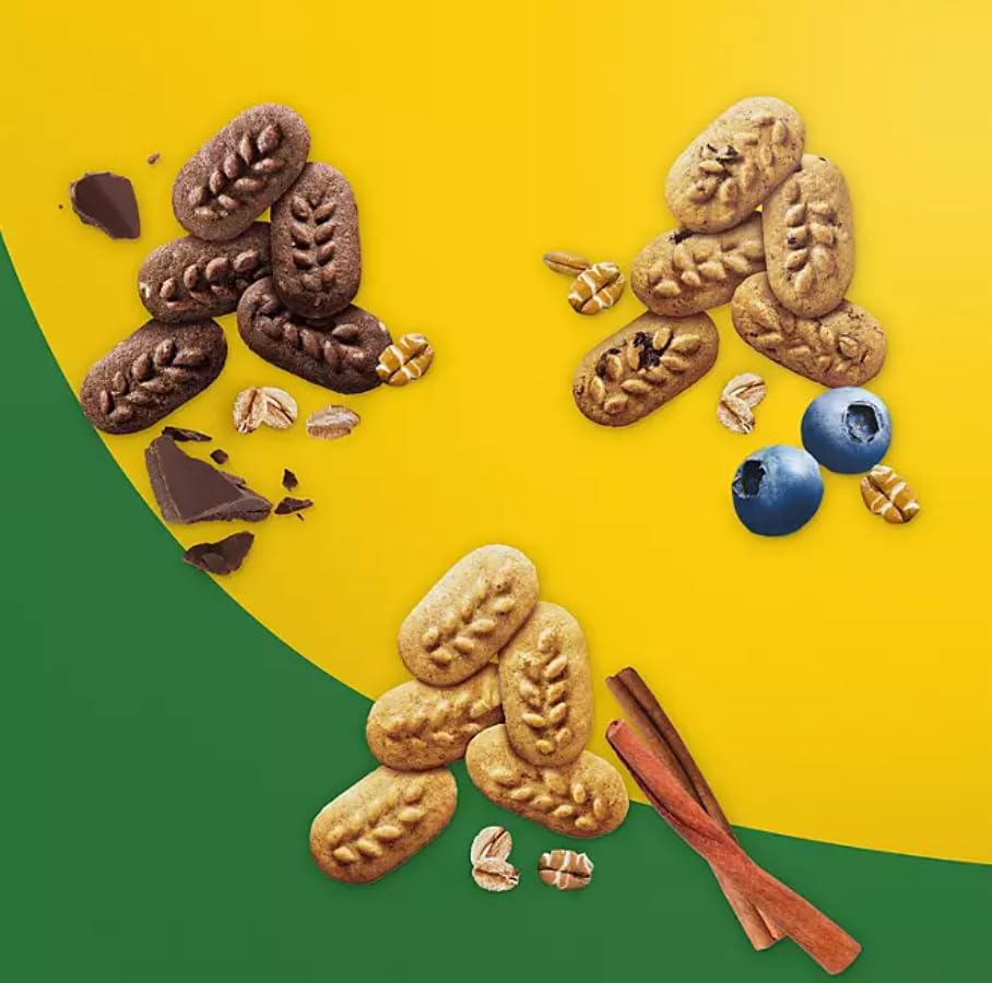 Belvita Breakfast Biscuits Variety Packs | 3 Natural Flavors - 12 Chocolate Belvita Snack Packs, 12 Cinnamon Brown Snack Packs,