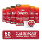 Folgers Classic Roast Coffee  Medium Roast  Keurig K-Cup Pods  10 Count Box (Pack of 6)