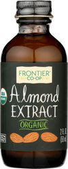 Frontier Natural Products Organic Almond Extract 2 oz Liquid
