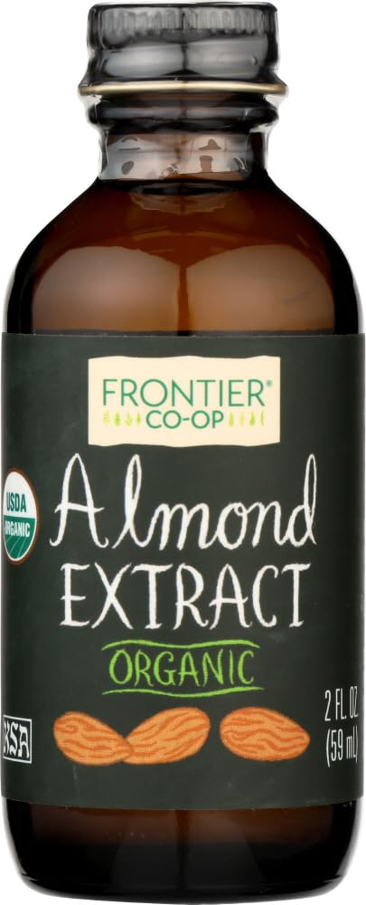 Frontier Natural Products Organic Almond Extract 2 oz Liquid