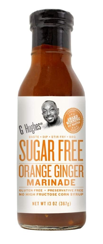 G Hughes Sauce Teriyaki Orange Ginger, 13 oz. (Pack of 6)