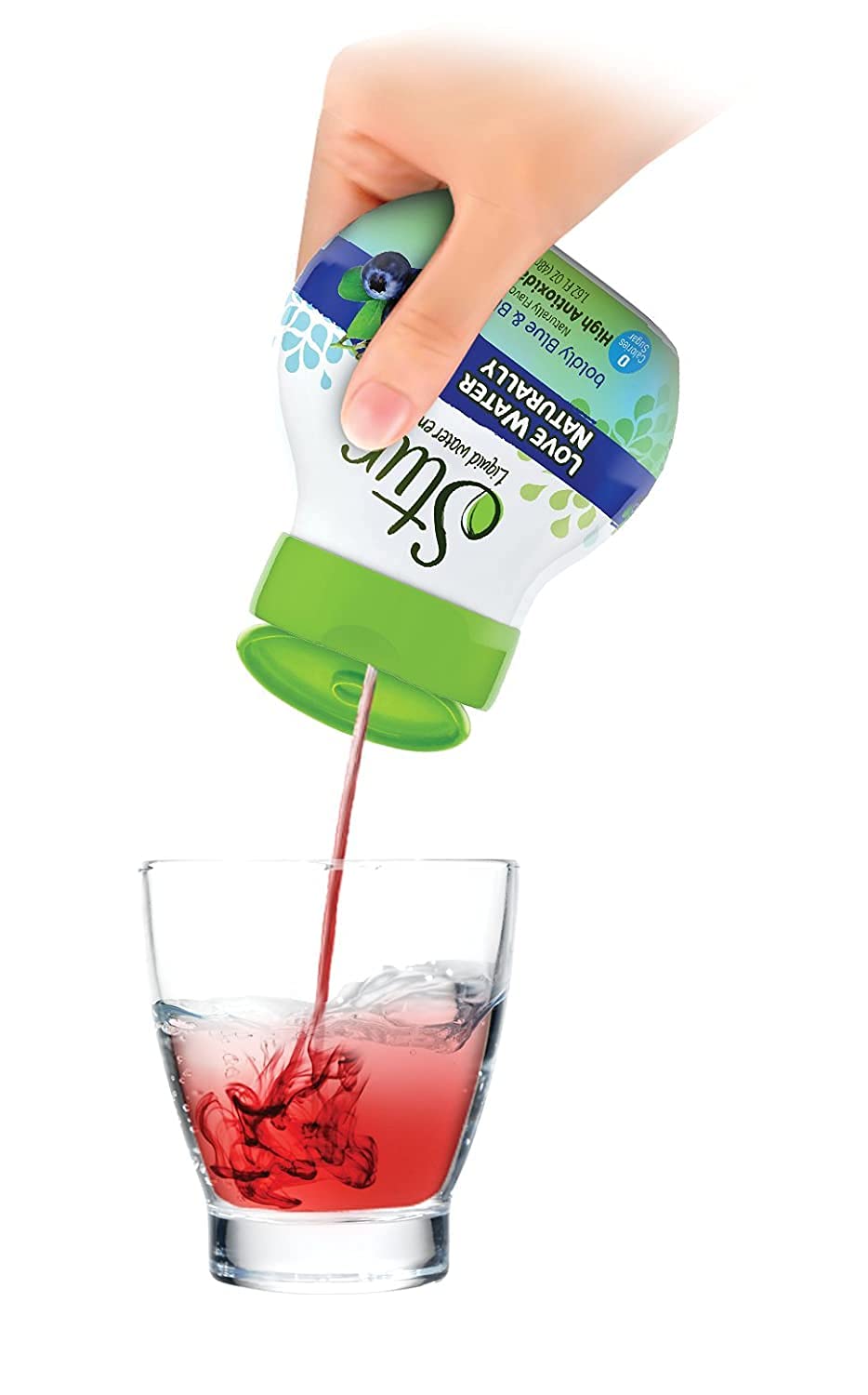 Stur Drinks - Blue & Blackberry Natural Water Enhancer Liquid Drink Mix Sugar Free Zero Calorie Vitamin C Stevia Make Your Own Fruit Infused Flavored Waters Makes 100 Drinks