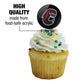 Central Washington University Secondary Logo Cupcake Picks Toppers Decoration Set Of 6
