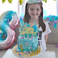 Festiko1Pcs Glitter Mermaid Cake Topper Mermaid Theme Birthday Cake Decorations For Mermaid Theme Party 1St Girls Birthday Merma