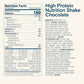 KATE FARMS Organic High Protein Chocolate Nutrition Shake  25g Protein  6g Fiber  27 Vitamins and Minerals  0g Sugar  Protein Drink  11 oz (6 Pack)