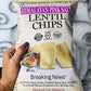 The Daily Crave Himalayan Pink Salt Lentil Chips, 4.25 Oz (Pack Of 8) 4 G Protein, Gluten-Free, Non-Gmo, Kosher, Crunchy
