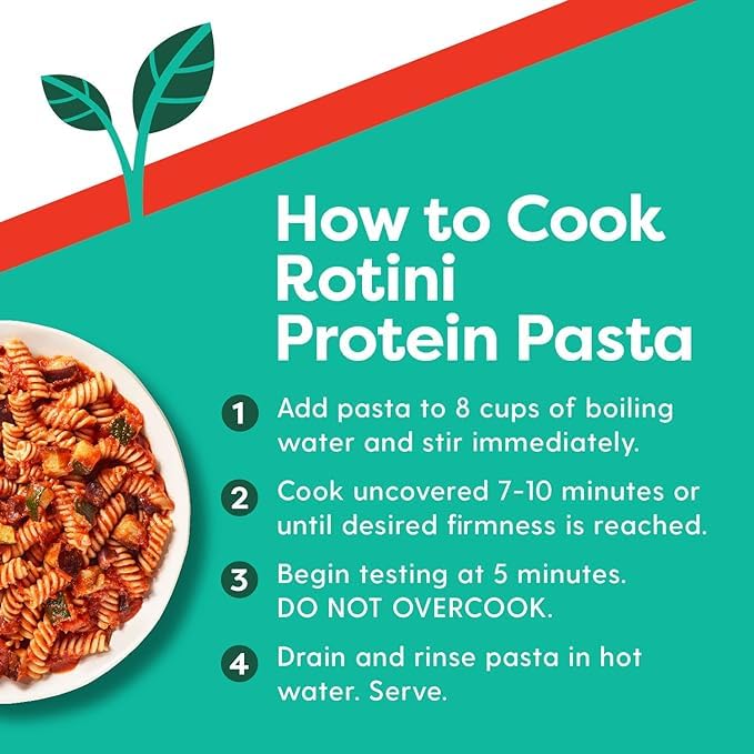 Ancient Harvest Pasta Rotini Red Lentil, 8 Oz