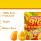 (24 Packs, 9.5LB) MetaVita Peelable Big Mango Gummy Candy - Individually Wrapped Fun Size Gummies for Halloween Candy, Trick-or-