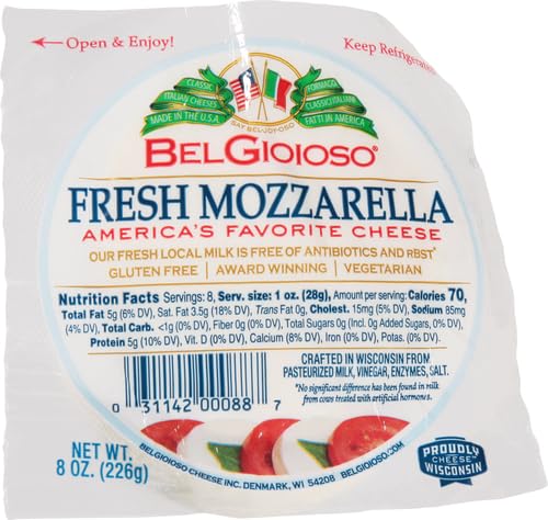 BelGioioso, Fresh Mozzarella, Ball, 8 oz