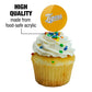 East Texas Baptist University Secondary Logo Cupcake Picks Toppers Decoration Set Of 6