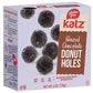 Katz Gluten Free Snacks Donut Holes Variety Pack: Powdered, Glazed, Glazed Chocolate, and Cinnamon. Free of Dairy, Soy, Tree Nut