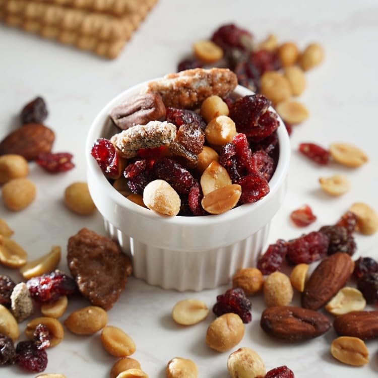 Broadway Basketeers Birthday Gift Basket Tower - Gourmet Snacks & Sweets Treat Box, 30 Ounces, Ideal for Women and Him