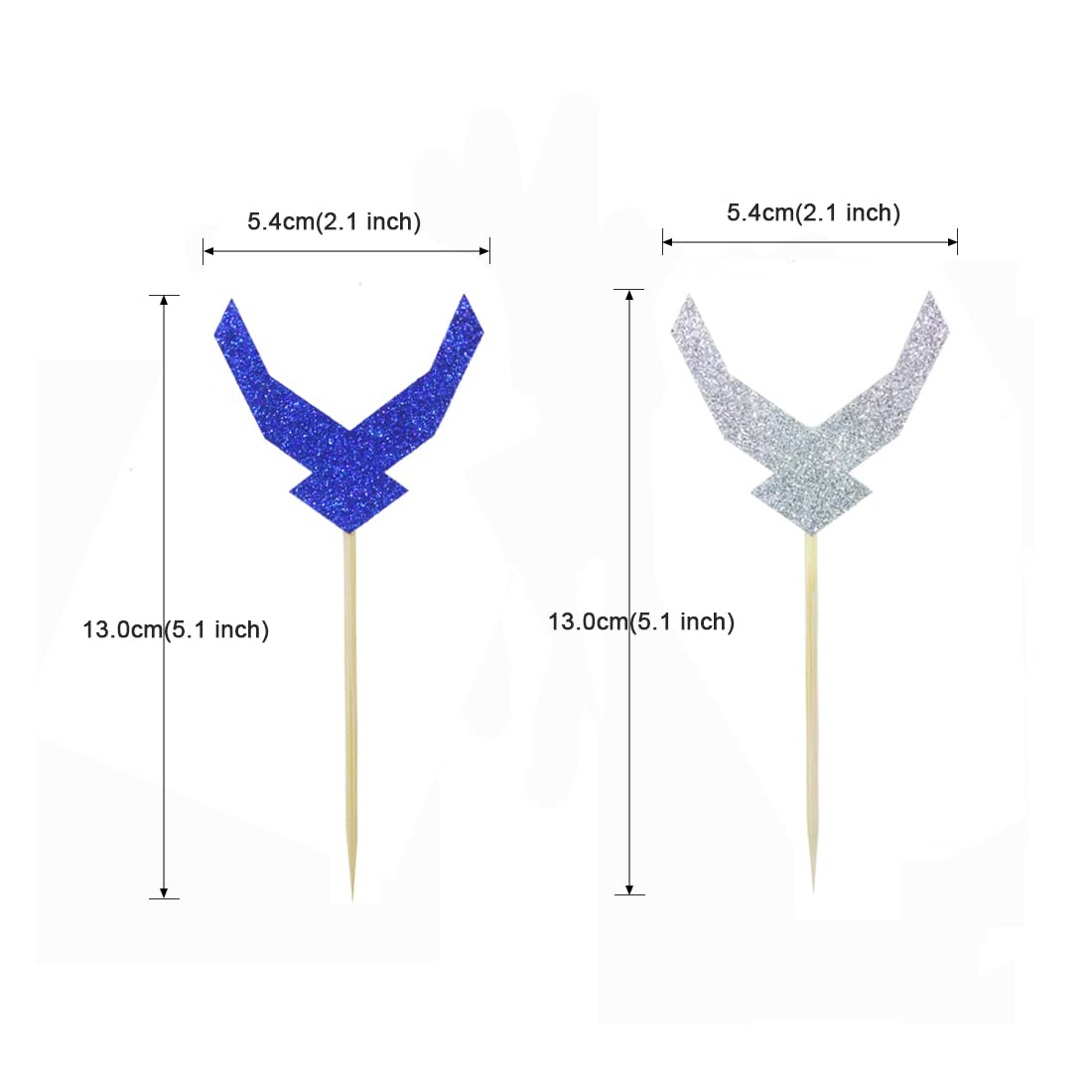 Morndew 24 Pcs Emblem Cupcake Toppers For Retirement Party Themed Party Wedding Party Birthday Party Decorations