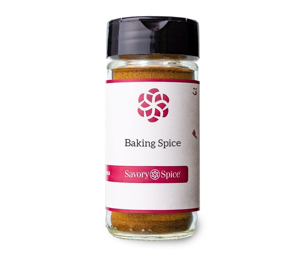 Savory Spice Baking Spice - All-Purpose Baking Spice Blend with Cinnamon, Nutmeg, Mace, Allspice & Ginger | Mixed Spices for Bak