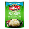 Idahoan Sour Cream and Chives Mashed Potatoes, Family Size 8 oz (pack of 8)