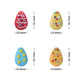 Philaeec 12 Pcs Easter Egg Icing Decoration Edible Candy Sprinkle For Cake Decoration Baking Cookie Cupcake Toppers Easter Party