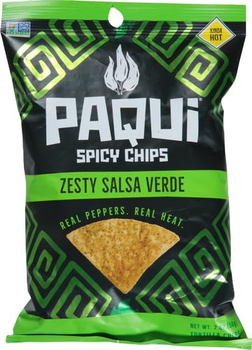 Paqui Tortilla Chips, Very Verde Good, 2 Oz