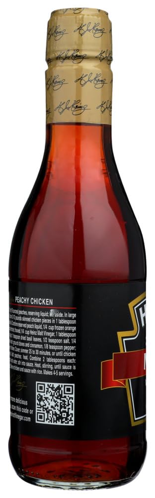 Heinz Malt Vinegar, 12-Ounce Glass Bottles, Pack of 4, Model 10013000001790