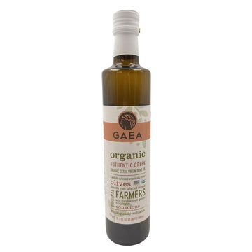 Gaea Organic Extra Virgin Olive Oil - 17 Oz. Bottle - Greek Olive Oil Non-Gmo Certified Organic