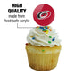 Graphics & More Carolina Hurricanes Logo Cupcake Picks Toppers Decoration Set Of 6