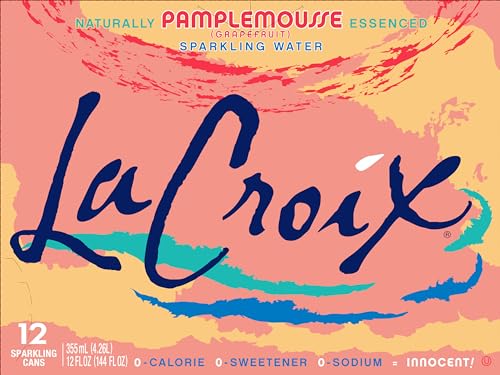 La Croix Sparkling Water, Grapefruit, 12 Fl Oz (Pack Of 12)