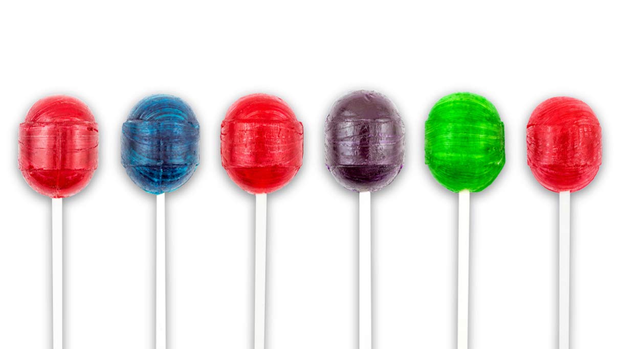 Charms Super Blow Pop Lollipops - Dual Candy And Gum Suckers - Bulk Treats For Kids And Adults - Assorted Flavors, 48 Count