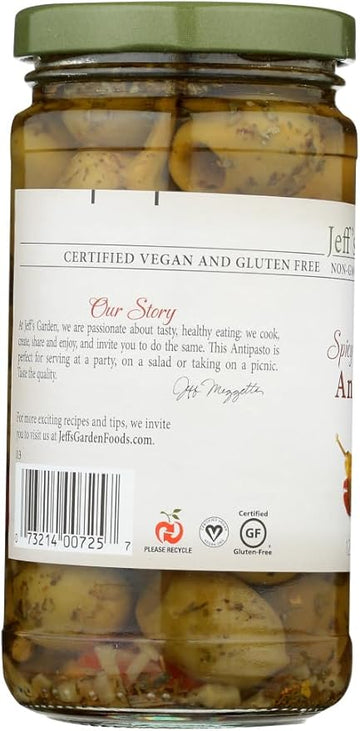 Jeff's Naturals Spicy Italian Olive Antipasto - 12 fl oz